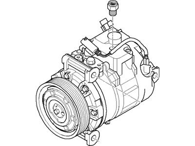 2009 BMW 128i A/C Compressor - 64509180549