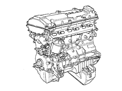 BMW 11001404959 Exchange Short Engine