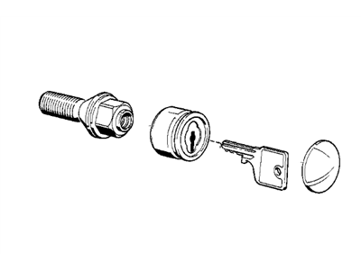 BMW 36131128380 Set, Locks