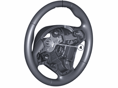 BMW 32306878252 Sports Steering Wheel Leather