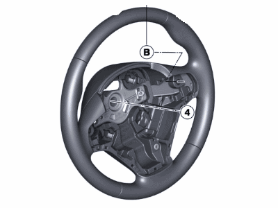 2016 BMW 435i Steering Wheel - 32306863342