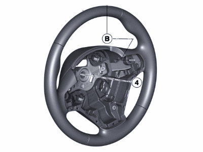 2018 BMW 320i Steering Wheel - 32306863344