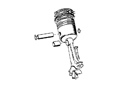 1969 BMW 1602 Piston Ring - 11251256456