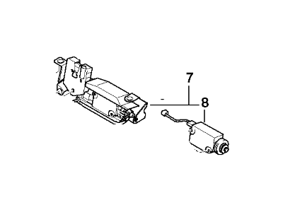 BMW Z8 Door Lock Cylinder - 51248232145