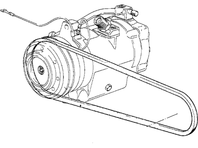 BMW 11231266124 Fan Belt