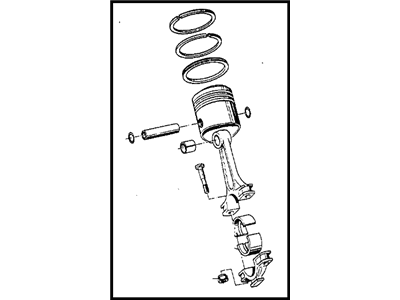 1970 BMW 2800 Piston Ring - 11251256463