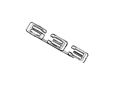 BMW 633CSi Emblem - 51141869981