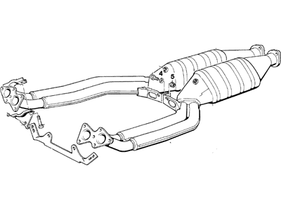 1995 BMW 850CSi Catalytic Converter - 18301716867