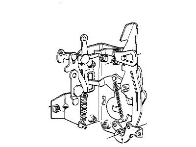 1984 BMW 633CSi Door Lock - 51211838672