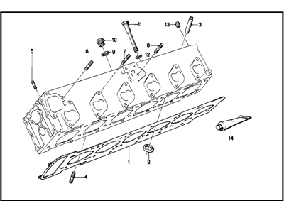 BMW 11129065637 Gasket Set Cylinder Head Asbestos Free