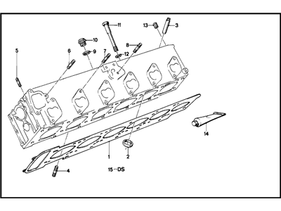 BMW 2800CS Cylinder Head Gasket - 11129065716