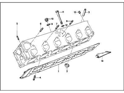 1983 BMW 633CSi Cylinder Head Gasket - 11129065640