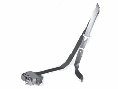 BMW 640i Seat Belt - 72117348153