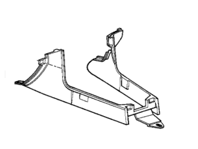 BMW 323is Center Console Base - 51168167395