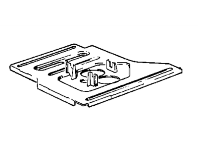 BMW 41111881422 Covering Plate Right