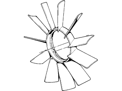 BMW 330Ci A/C Condenser Fan - 11521712058