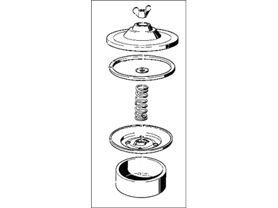 BMW 633CSi Power Steering Reservoir - 32411124680