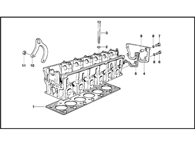 BMW 750iL Cylinder Head Gasket - 11129068137