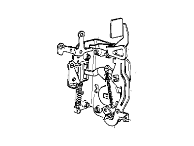 1982 BMW 320i Door Latch Assembly - 51211842253