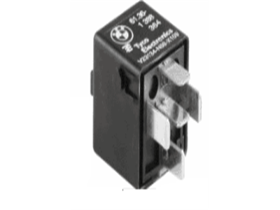BMW 61361388364 Relay, Two-Pole Make Contact, Black