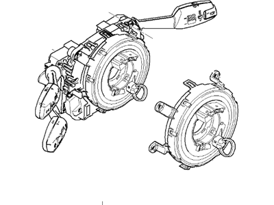 BMW 335xi Turn Signal Switch - 61319123048