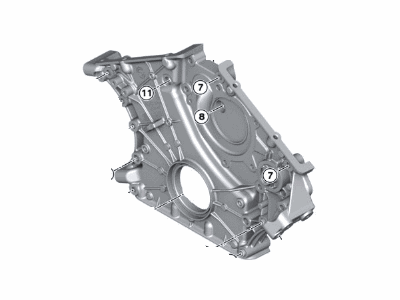 2017 BMW M760i xDrive Timing Cover - 11148620773