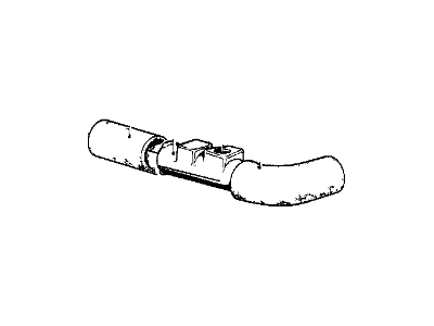 1979 BMW 320i Radiator Hose - 11531266468