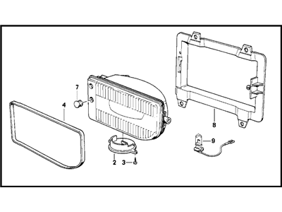 BMW 325i Fog Light - 63171385946