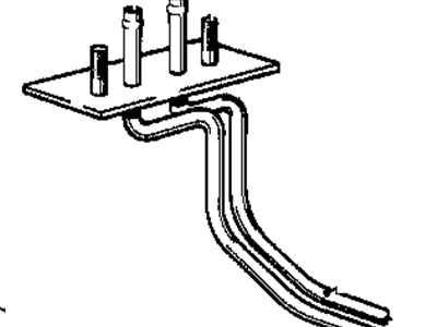 BMW 16121114203 Vent Pipe