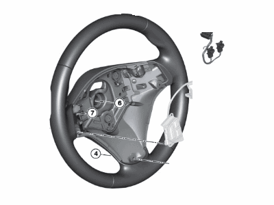 2014 BMW X1 Steering Wheel - 32307839115