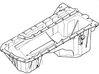 BMW 525i Oil Pan - 11137539412