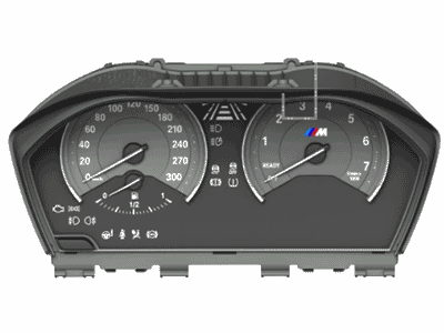 BMW 62108097325 INSTRUMENT CLUSTER