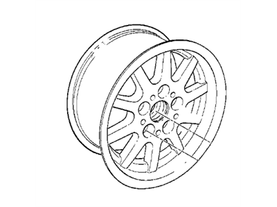 BMW 325is Alloy Wheels - 36111182304