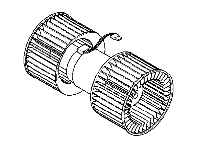 BMW 323Ci Blower Motor - 64118372797