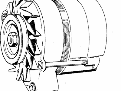 1973 BMW Bavaria Alternator - 12311364407