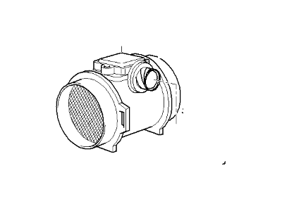 BMW 320i Mass Air Flow Sensor - 13621730033