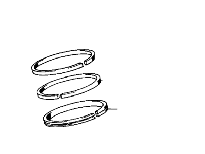 1986 BMW 524td Piston Ring - 11251287118