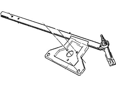 BMW 735i Wiper Pivot - 61611372903