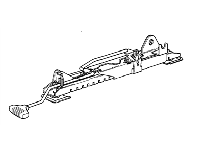 BMW 52101942633 Seat Rail Inner Left