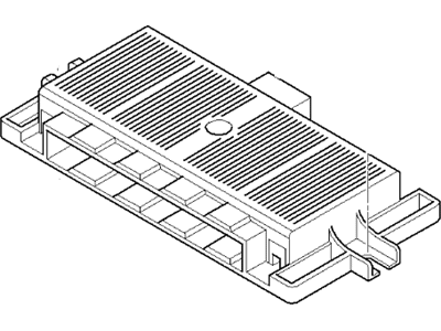 BMW 61359133281 Footwell Control Module