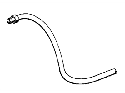 BMW 325e Oil Cooler Hose - 17221719365