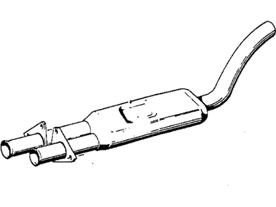 BMW 18121102836 Front Silencer