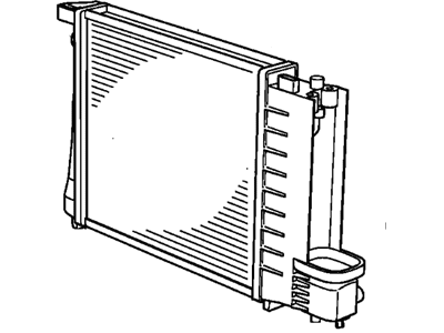 1994 BMW 525i Radiator - 17111737760