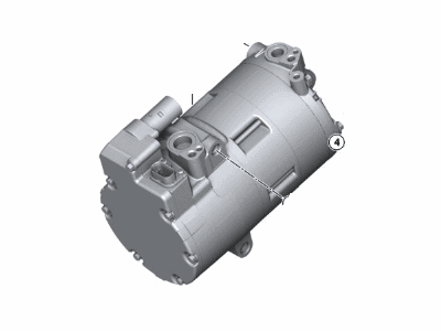 BMW A/C Compressor - 64529496108