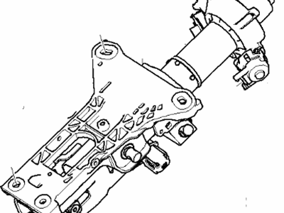 2007 BMW 530xi Steering Column - 32306770717