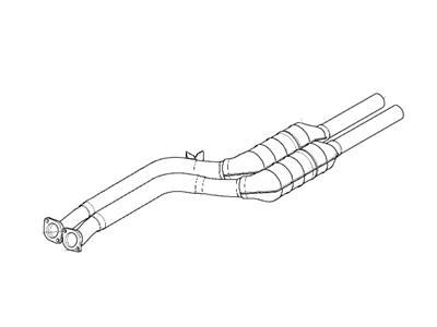 BMW 18107518713 Exhaust Pipe