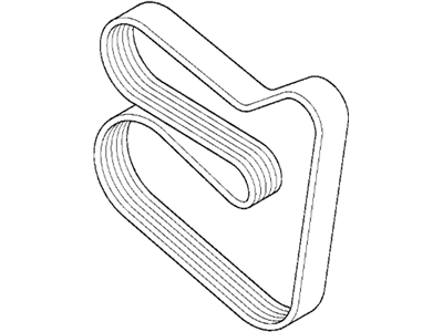 BMW 11281437369 Ribbed V-Belt