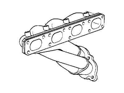 BMW 318i Exhaust Manifold - 11621728370