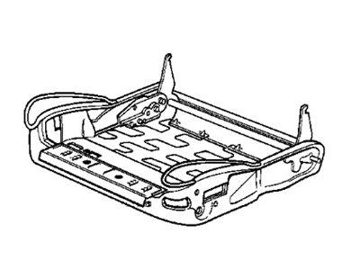 BMW 52101964227 Seat Frame With Actuators