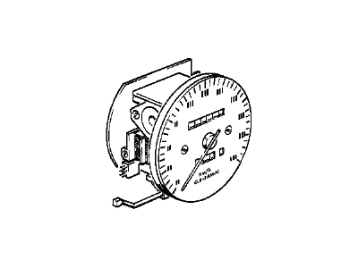 1985 BMW 318i Tachometer - 62121376701